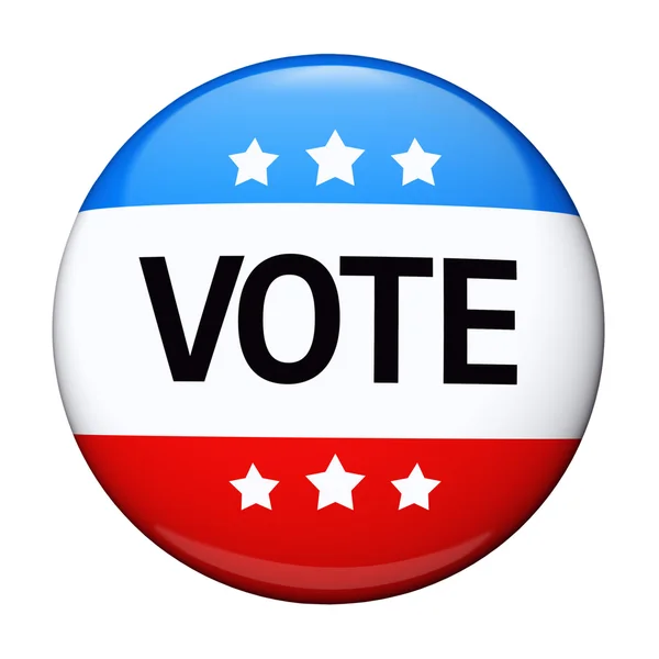 Vote election campaign badge — Stock Photo, Image
