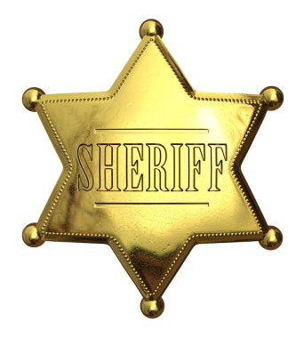 Golden sheriff clipart