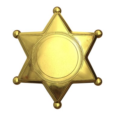 Golden sheriff clipart