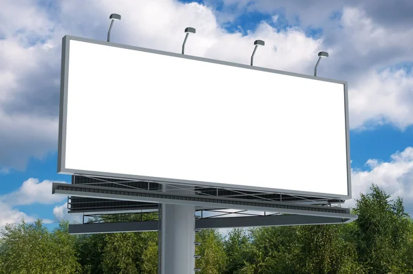 Prázdný billboard — Stock fotografie