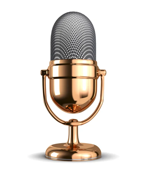 Vintage microphone — Stock Photo, Image