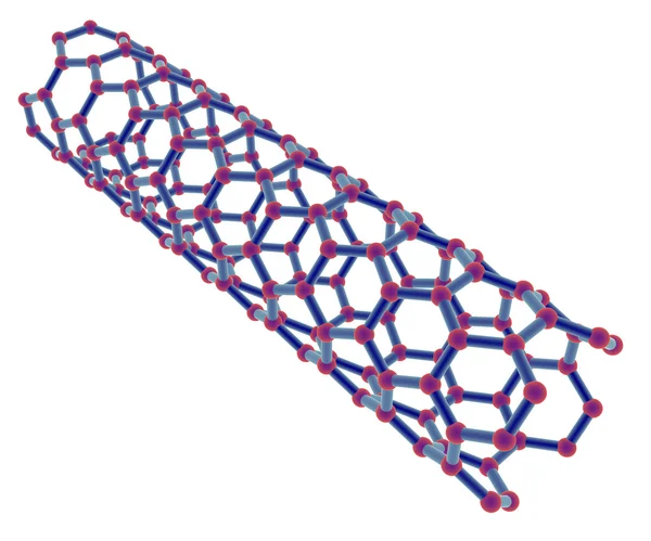 Nanotube struktur — Stockfoto