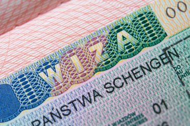 Pasaportda Schengen vizesi