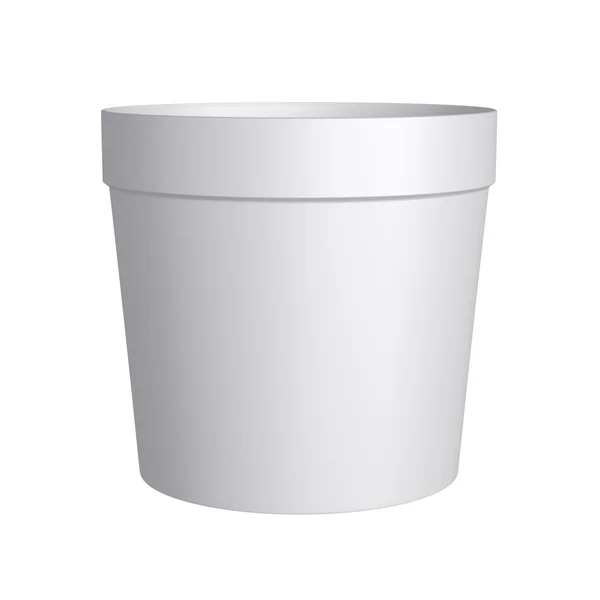 Paper bucket — Stock Photo, Image