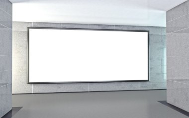 boş bir billboard veya lcd ekran