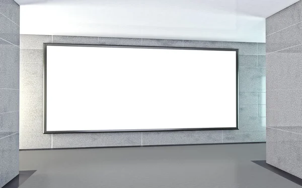 Blank billboard or lcd screen — Stock Photo, Image