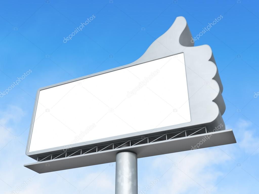 Thumbs up billboard