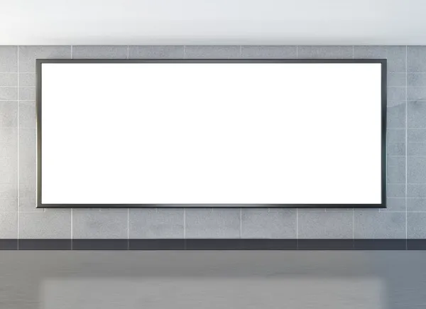 Blank billboard or lcd screen — Stock Photo, Image