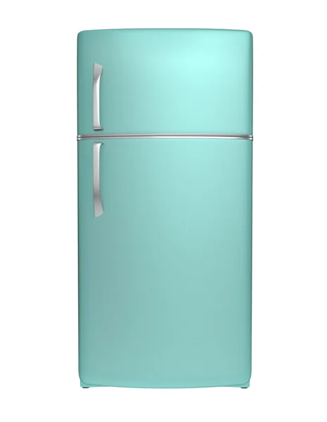 Современный холодильник — стоковое фото