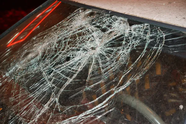 Broken Windshield — Stock Photo, Image