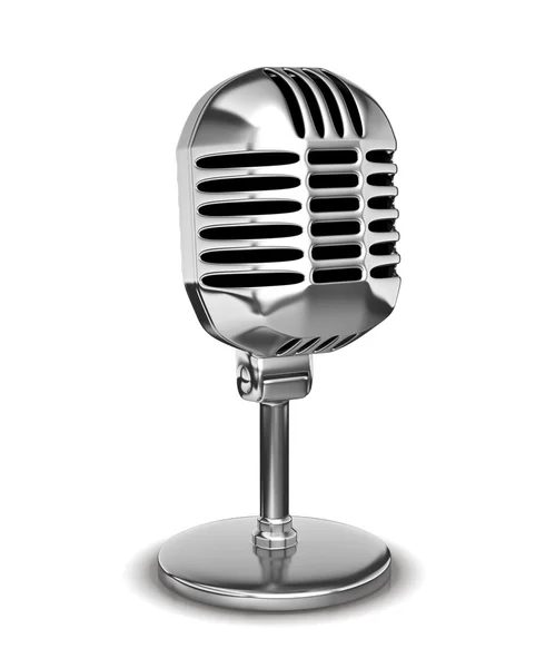 Retro microphone — Stock Photo, Image