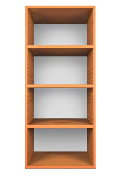 Wooden shelves — Stock Photo, Image