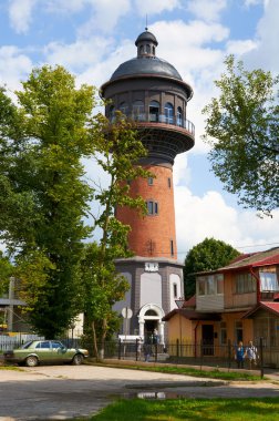 eski su kulesi. Zelenogradsk. Kaliningrad bölgesi