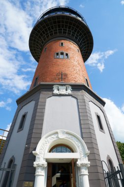 eski su kulesi. Zelenogradsk. Kaliningrad bölgesi