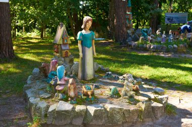 heykel kompozisyon. Svetlogorsk. Kaliningrad bölgesi