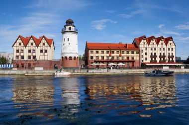 Etnografik ve Ticaret Merkezi, Kaliningrad, Rusya balıkçı köyü çıkabilir