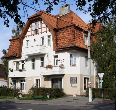 Zelenogradsk. lenin caddesindeki eve