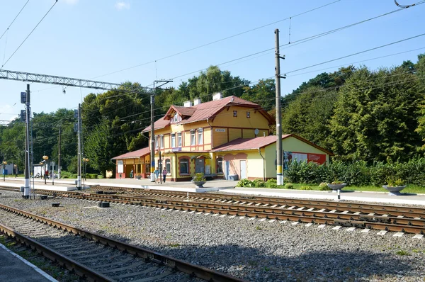 Railway station svetlogorsk - 1. regio Kaliningrad — Stockfoto
