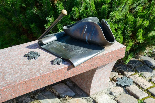 Kant bench in the museum of the World ocean. Kaliningrad — Stock Photo, Image