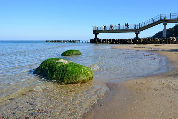 Strand van de Oostzee in svetlogorsk — Stockfoto