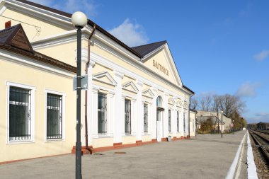 Tren İstasyonu, baltiysk. Kaliningrad bölgesi