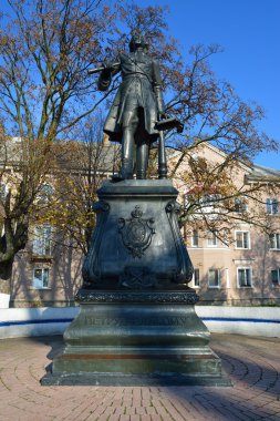 anıt baltiysk büyük peter. Kaliningrad bölgesi