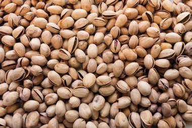 birçok Antep fıstığı, arka plan olarak kullanılan