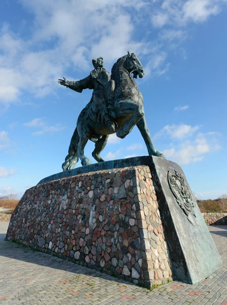 Monument to Empress Elizabeth in Baltiysk, Kaliningrad region — Stock Photo, Image