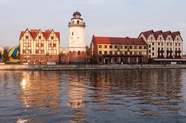 Vis dorp. Kaliningrad. Rusland — Stockfoto