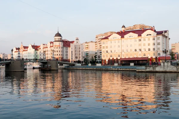 Fiskarby i Kaliningrad. Ryssland — Stockfoto