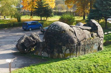 yıkık bir kale. Fort sayı 5 (Kral friedrich wilhelm III) kaliningrad. Rusya