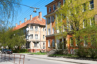 kaliningrad şehir sokak. Rusya
