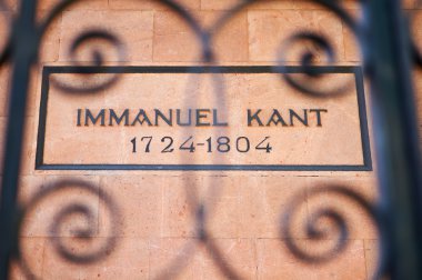 Immanuel kant mezarı. Kaliningrad