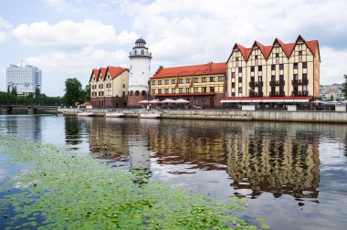 Etnografik ve Ticaret Merkezi, Kaliningrad, Rusya balıkçı köyü çıkabilir