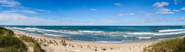 Baltık Denizi beach panorama