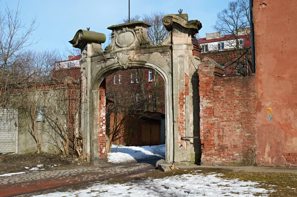 Porte de l'hôpital Lebenihtsky. Kaliningrad — Photo