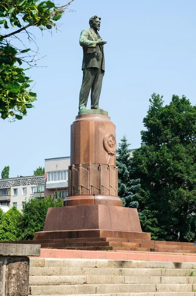 Pomnik kalinin, Państwa Związku Radzieckiego i strony rysunku. Kaliningrad — Zdjęcie stockowe