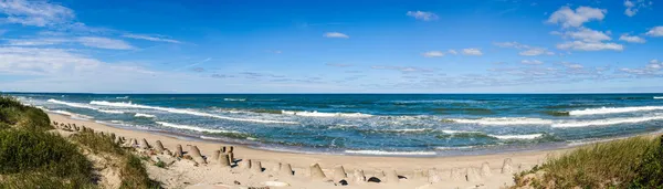 Mar Báltico playa panorama — Foto de Stock