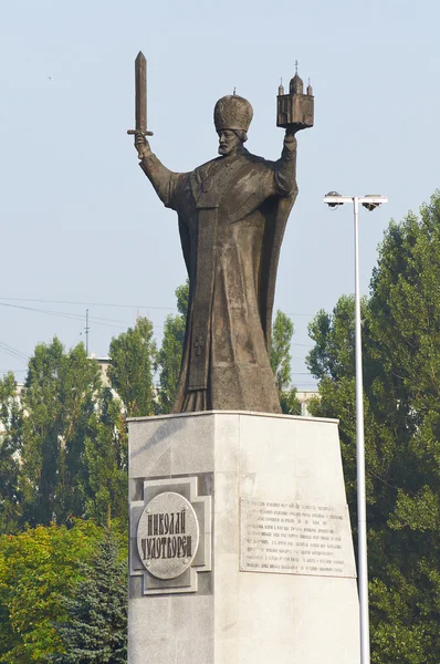 Staty av nicholas. Kaliningrad — Stockfoto