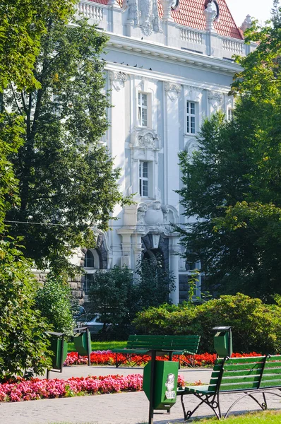 Kaliningrad, building on Prospekt Mira — Stock Photo, Image