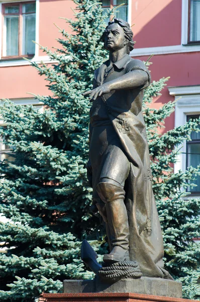 Denkmal für den Kaiser von Russland peter 1 — Stockfoto