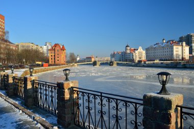 balıkçı köyü çıkabilir. Kaliningrad, Rusya Federasyonu