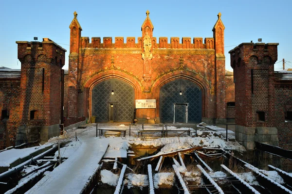 Friedland Gate, the inner side. Kaliningrad — Stock Photo, Image