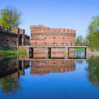 eski Alman askeri tahkimat. Kaliningrad