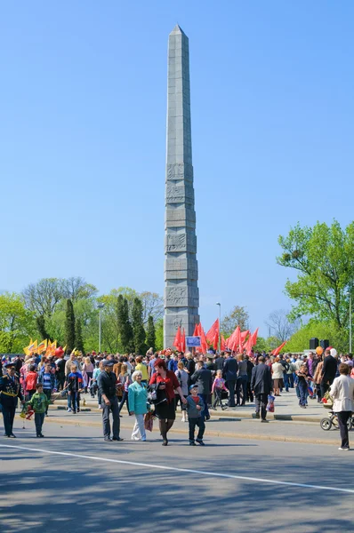 Día de la Victoria en Kaliningrado. Rusia —  Fotos de Stock