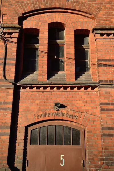 Facade of the old german building — Stock Photo, Image