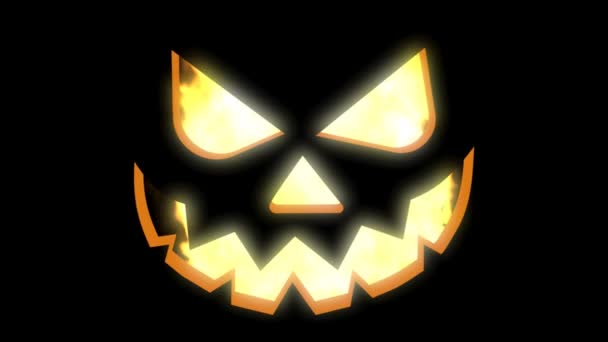 Halloween jack o lantern — стоковое видео