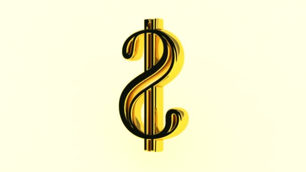 Dollar d'or signe — Video