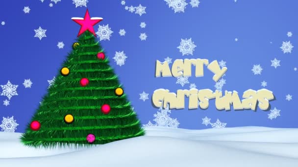 Merry Xmas — Stockvideo