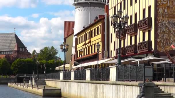 Fiskeläge. Kaliningrad — Stockvideo